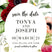 vibrant floral wedding save the dates watercolor flower theme
