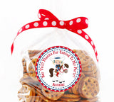 western cowgirl favor label personalized