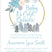 winter baby shower invitations blue snowflake design